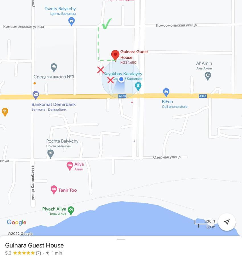 Gulnara Guest House Ysyk-Köl 외부 사진